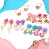 Adjustable Kids Jewelry for Girls in Box, No Duplication Clip on Earrings, Pretend and Dress Up Jewelry for Toddler Age 3-4, Princess Party Favors, Birthday Gifts for 3 4 5 6 7 8 9 Year Old Girls view 2