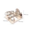 GALPADA 1Set Wooden Marble Run Puzzle Educational DIY Building Kit for Enhances Creativity Imagination Improves Hand Eye Coordination Fun Engaging Activity for Ages view 2