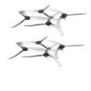 2/4/8/16 Pairs DT90 T90MMX3 Propellers 90mm 3 Piece 1.5mm PC Propellers Compatible with RC FPV Drone CL35 3.5 Inch Universal(4 Pairs Gray) view 1