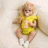 Anano 18 Inch Girl Bettie Reborn Baby Dolls - Full Body Silicone Vinyl Real Life Water Proof Anatomically Correct Newborn Baby Dolls Eyes Open with Hair for Kids Ages 3+ view 2