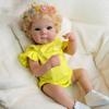 Anano 18 Inch Girl Bettie Reborn Baby Dolls - Full Body Silicone Vinyl Real Life Water Proof Anatomically Correct Newborn Baby Dolls Eyes Open with Hair for Kids Ages 3+ view 4
