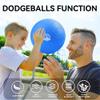 10 Inch Kickball Playground Balls 6 Pack,Playground Balls for Kids&Adults,Dodgeballs,Handballs,for School,Outdoor&Indoor Games,with Hand Pump and Storage Bag,Boys and Girls Gift with Gift Box view 3