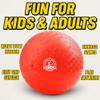 10 Inch Kickball Playground Balls 6 Pack,Playground Balls for Kids&Adults,Dodgeballs,Handballs,for School,Outdoor&Indoor Games,with Hand Pump and Storage Bag,Boys and Girls Gift with Gift Box view 4