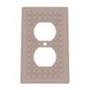 Building Brick Light Switch Cover Plate - Compatible with Standard Construction Blocks - Single Outlet Wall Plate (Beige) view 1