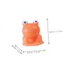 Abaodam 60pcs Miniature Resin Frog Decorations Glow in Dark Realistic Frog Figurines for Home Office Decor view 2