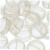 MUCKLILY 20pcs Money Saving Box Bottom Plug Transparent Round Hole Cover Replacement for Piggy Banks Childproof and Easy to Install Stoppers for Secure Savings view 3