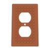 Building Brick Light Switch Cover Plate - Compatible with Standard Construction Blocks - Single Outlet Wall Plate (Copper Brown Metallic) view 1