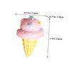 Abaodam 15pcs Realistic Fake Ice Cream Cone Set for Boys and Girls Multi-Function Simulation Ice Cream Toys for Party Favors and Tabletop Decor view 2