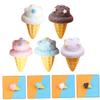 Abaodam 15pcs Realistic Fake Ice Cream Cone Set for Boys and Girls Multi-Function Simulation Ice Cream Toys for Party Favors and Tabletop Decor view 4