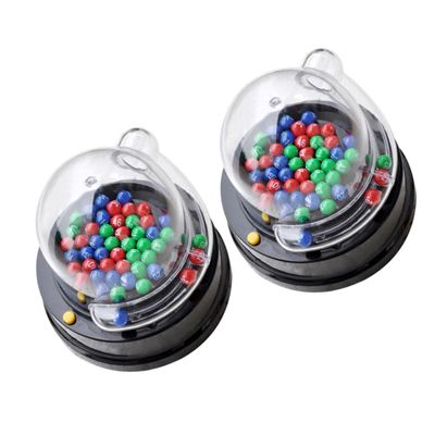 BESPORTBLE 2set Machines for Home Electric Lottery Toy Fortunate Picker Mini Tabletop Game