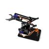 4 DOF Unassembly Acrylic Mechanical Arm Robot Manipulator Claw for Arduino Maker Learning DIY Kit Robot(Black) view 1