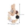 BESPORTBLE Teething Owl Beech Sensory Rattle for Months Flexible Chewable Supports Motor Skills and Sensory Development for Hands view 2