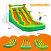 20FT Oxford Inflatable Water Slide Waterslides for Kids and Adults Rainforest Style Water Slide Bounce House and Swimming Pool Wet Dry Use Summer Fun Water Park for Outdoor-Including Blower view 2