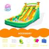 20FT Oxford Inflatable Water Slide Waterslides for Kids and Adults Rainforest Style Water Slide Bounce House and Swimming Pool Wet Dry Use Summer Fun Water Park for Outdoor-Including Blower view 3