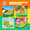 20FT Oxford Inflatable Water Slide Waterslides for Kids and Adults Rainforest Style Water Slide Bounce House and Swimming Pool Wet Dry Use Summer Fun Water Park for Outdoor-Including Blower view 4