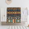 African Tribal Ethnic Texture Super Soft Baby Blanket - Swaddle Blanket 30x40 inches, Suitable for Newborns in All Seasons view 1