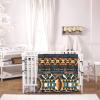 African Tribal Ethnic Texture Super Soft Baby Blanket - Swaddle Blanket 30x40 inches, Suitable for Newborns in All Seasons view 4