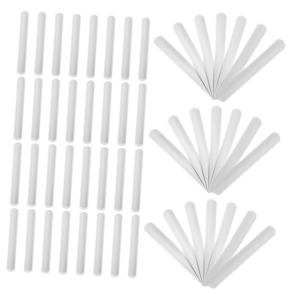 BESPORTBLE 60Pcs Blank DIY Slap Bracelets for Durable Wristbands for Classroom Prizes Easy to Use Slap Bands for Kindergarten Activities Safe Fun Graffiti Craft Supplies