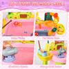 DFDKDJDU 2026 Upgraded Water Table for Toddlers 1-3, Water Table for Kids Ages 4-8 with Pump, Play Sink with Running Water, Kitchen Sink for Toddlers, Fishing Game and Outside Sensory Toys view 4