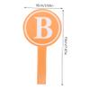 VOSAREA Handheld Answer Paddle Set Double Sided Reusable Voting Board for Teachers and Students for Classroom Games Auctions and Parties view 2