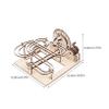 HONMEET 1Set Wooden Marble Run Puzzle DIY Track Bead Game for Enhances Hand Eye Coordination Creative Thinking Safe Educational Plaything view 2