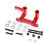 jnxwenu Alloy 1set Steering Bell and Transmission Upgrade Parts Replace 3743 Anodizing for 1/10 for Tra-xxas 2WD for SLA-sh(Red) view 1