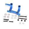 jnxwenu Alloy 1set Steering Bell and Transmission Upgrade Parts Replace 3743 Anodizing for 1/10 for Tra-xxas 2WD for SLA-sh(Red) view 3