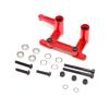 jnxwenu Alloy 1set Steering Bell and Transmission Upgrade Parts Replace 3743 Anodizing for 1/10 for Tra-xxas 2WD for SLA-sh(Red) view 4