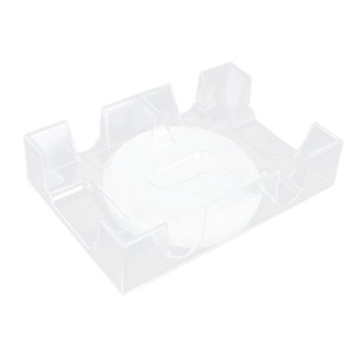 HANABASS Revolving Poker Card Storage Stand Tray Rotating Playing Card Organizer for Adults and Seniors for Game Evenings and Family Gatherings