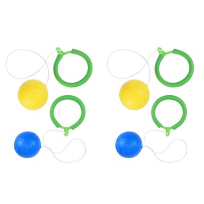 BESPORTBLE 2sets 2pcs Jumping Balls Bouncing Balls for Fitness and Fun for Indoor and Random Color 2pcs*2