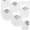 GLEAVI 50Pcs Printed Pong Balls for Games Raffle Drawing Balls and view 2