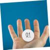 GLEAVI 50Pcs Printed Pong Balls for Games Raffle Drawing Balls and view 3