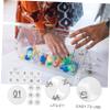GLEAVI 50Pcs Printed Pong Balls for Games Raffle Drawing Balls and view 4
