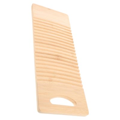 BESTonZON Mini Hand Washboard Hand Washing Clothes Washboard Boys and Girls Laundry Board Natural Beechwood Scrubbing Board