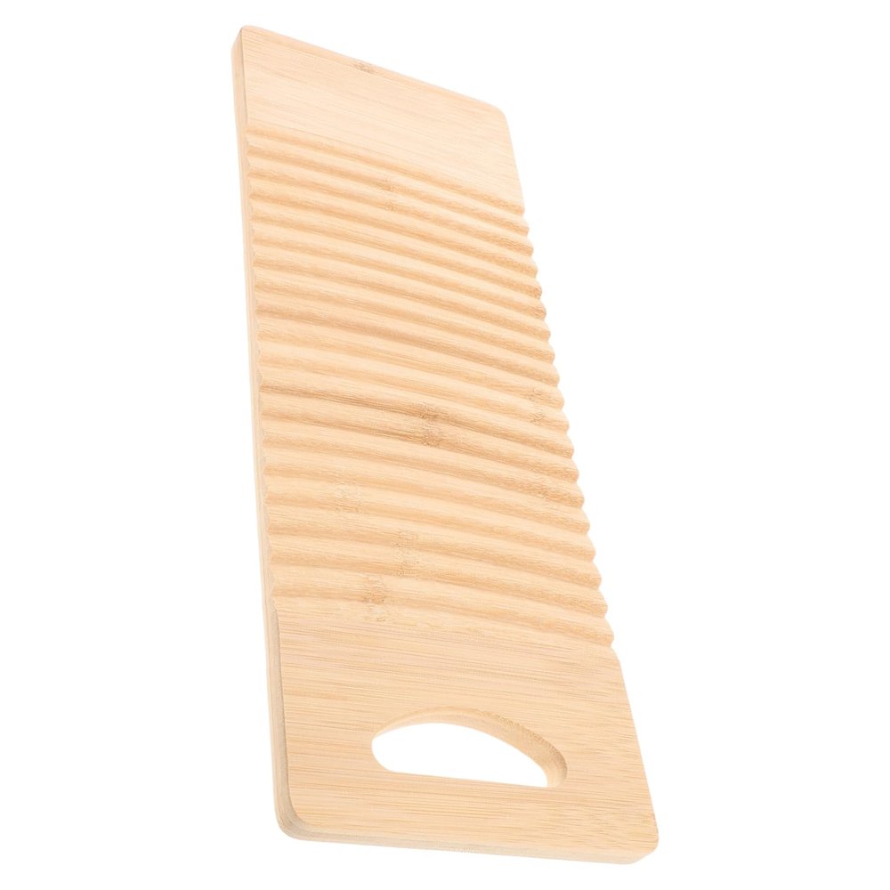 BESTonZON Mini Hand Washboard Hand Washing Clothes Washboard Boys and Girls Laundry Board Natural Beechwood Scrubbing Board