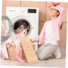 Hemoton Small Beechwood Washboard Hand Wash Clothes Tool Mini Hand Board Portable Laundry Board Boy Girl-Friendly view 4