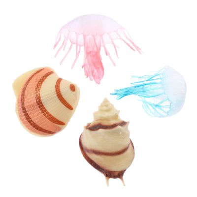 BESPORTBLE 1Set Lifelike Animal Model of Jellyfish Shellfish Cognitive for Educational Play Home Decor Themed Parties Imaginative Learning