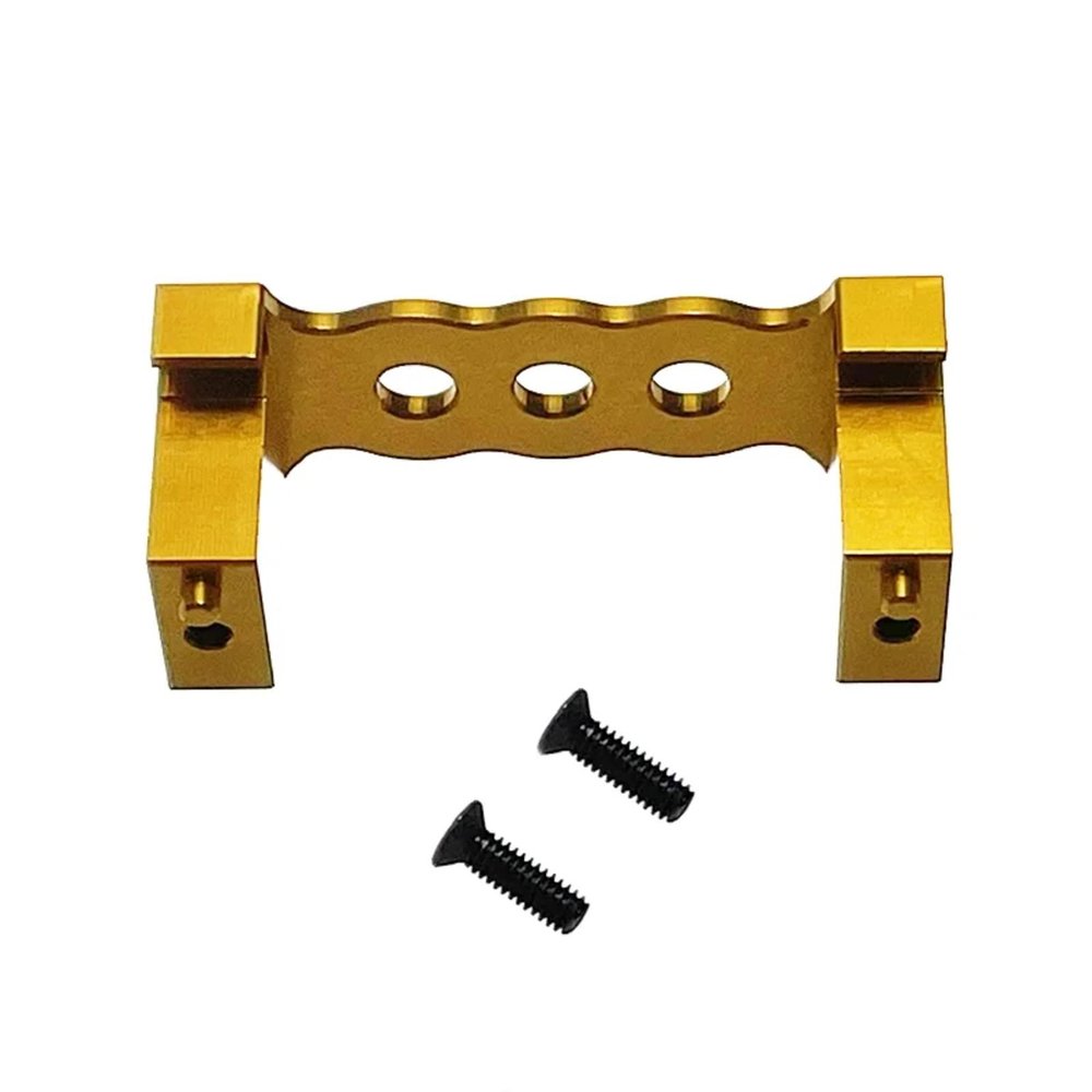 RC Car Upgrade Parts for Wltoys 1/14 144001 1/12 124016 124017 124018 124019 Steering Gear Fixed Base Steering Gear for Seat Press RC Car Spare Parts Upgrade Accessories(Yellow)