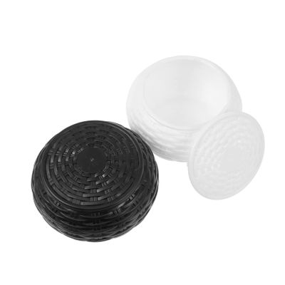 BESPORTBLE Five Finger Chess Go Piece Storage Box Plastic Woven Container for Chess Enthusiasts Space-Saving Design for Travel and Home Use for Organized Play