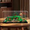 Dustproof Acrylic Display Box Compatible with Lego10354 Model Display Case, Dustproof Box, Storage Box, Display Box (Only Display Box) (Black Base) view 1