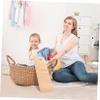 KESYOO Hand Washboard for Boys and Girls Mini Laundry Scrubbing Board Natural Wood Washboard Portable Cleaning Tool view 4