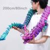 47.3inch Super Large 3D Printed Dragon Models,Flexible Joint Animal lacertid Figurines, 3D Printing Stuff Cheap,Stress Relief, Fidget restlessness, ADHD Toys, Surprise Fantasy Gifts (79inch) view 2