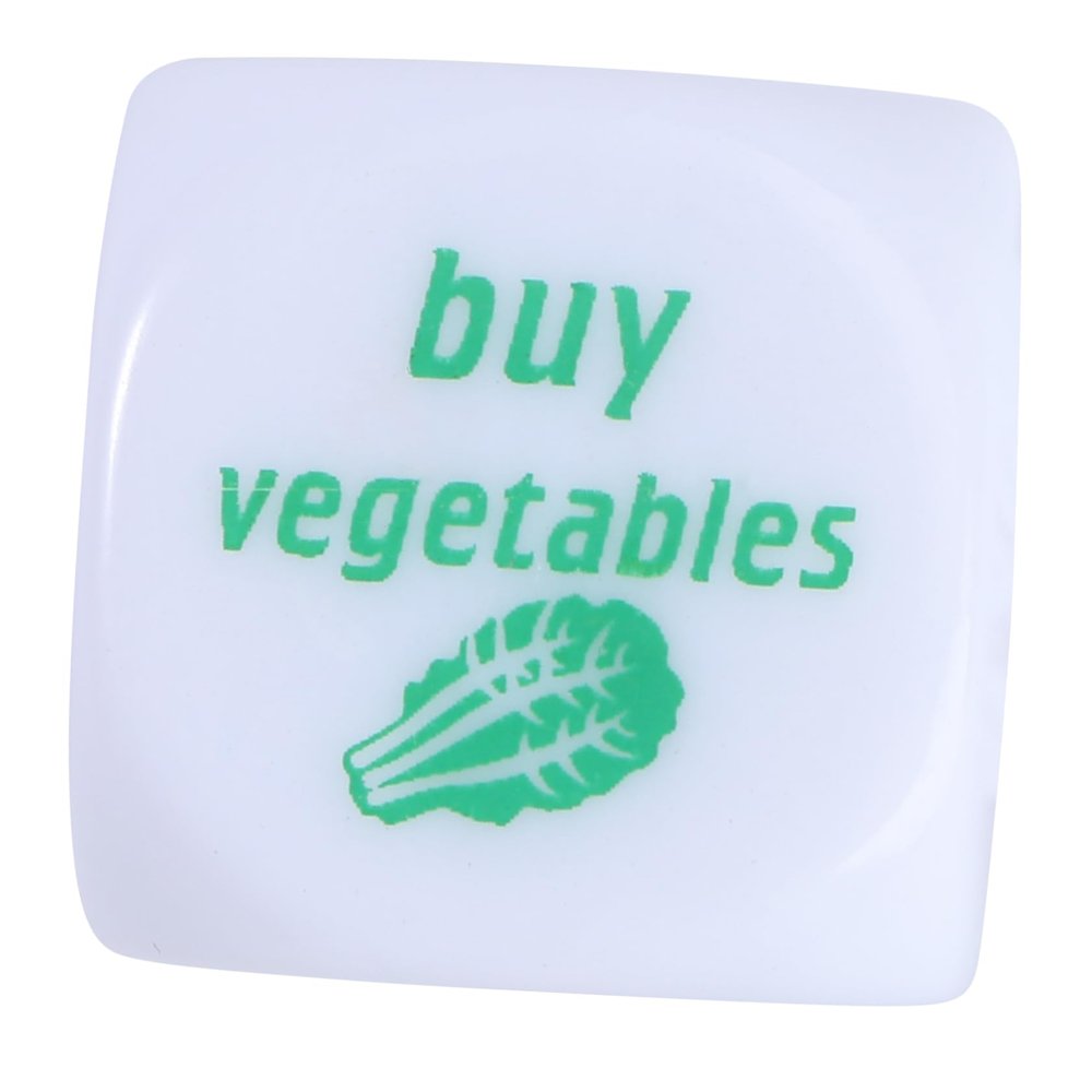 BESPORTBLE Novelty Dice for Adults Creative Fun Dice for Housework Relaxation and Decision Making Material for Daily Chores and Fidgeting Activities