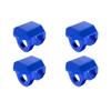 JOYSOG Metal Shock Cap for Arrma 1/18 Granite Grom/ 1/14 Typhon Grom/ 1/16 Mojave Grom RC Anti-Collision Protector Absorber Caps (Blue) view 1