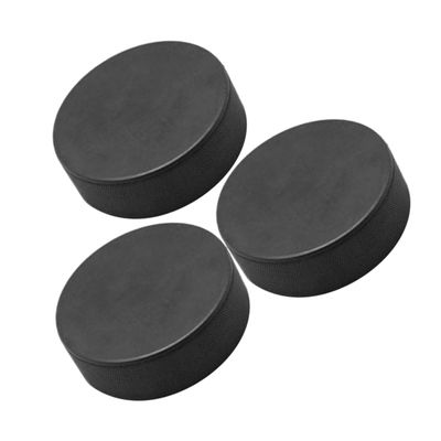 GALPADA 3pcs Professional Hockey Puck Ice Hockey Sports Puck Pu Ice Training Ball Bulk