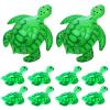 10Pcs Turtle Balloon 19.7x15.75x9.8in Cute Cartoon Light Up Realistic Sea Turtle Balloon Inflatable Animals Gift for Party Supplies Kindergarten Activities view 1