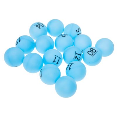 JOINPAYA 16Pcs Colored Balls for Raffle Drawing Party Games Activities Seamless Design Lightweight Easy to Store Use for Bingo Entertainment Events