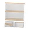 ABOOFAN Acrylic Display Box Doll Display Case Toy Shelf for Miniature Stuff Figurine Shelf view 3