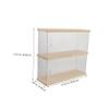 ABOOFAN Acrylic Display Box Doll Display Case Toy Shelf for Miniature Stuff Figurine Shelf view 4
