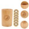 BCOATH 1Set Divination Tool with Copper Coins for Chinese Fortune Telling for Family Gatherings Temples and Home Use Bucket and Accessories view 4
